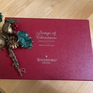 Waterford crystal songs of Christmas music box